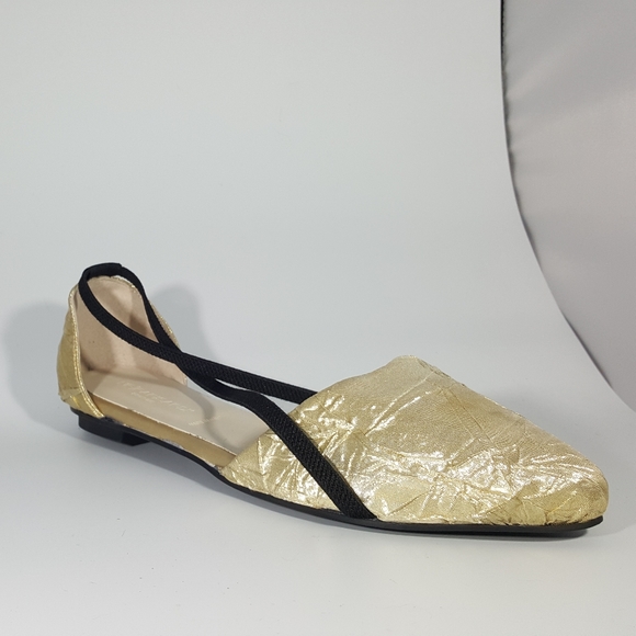 NR Rapisardi Gold Diorsay Flat Sandal - Picture 2 of 4